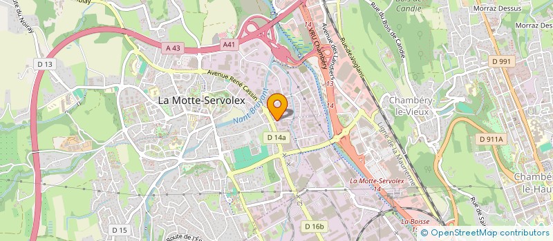 localisation de l'entreprise 917 780 991 à LA MOTTE-SERVOLEX