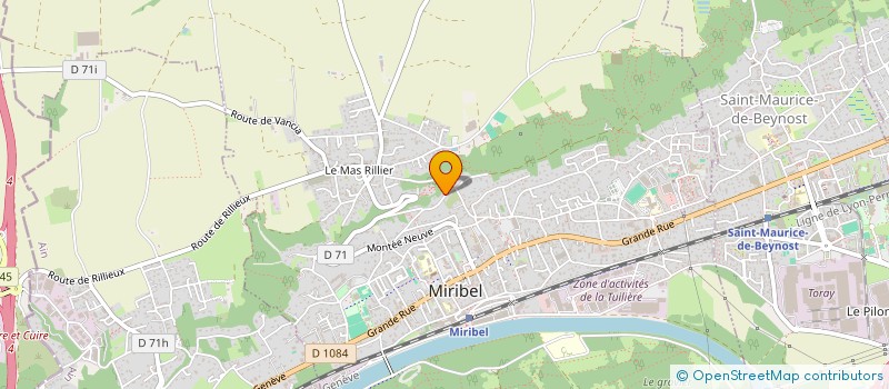 localisation de l'entreprise 917 781 031   MIRIBEL