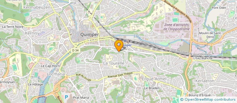 localisation de l'entreprise 917 789 604  à QUIMPER