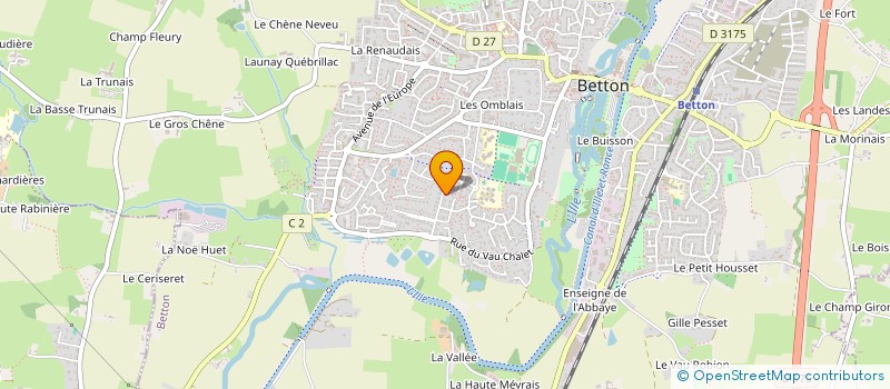 localisation de l'entreprise 917 790 891   BETTON