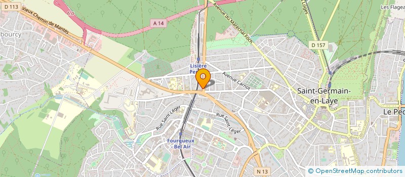 localisation de l'entreprise 917 838 500   SAINT-GERMAIN-EN-LAYE