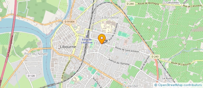localisation de l'entreprise 917 841 645  à LIBOURNE