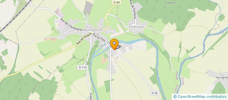 localisation de l'entreprise 917 891 400   ROCHE-SUR-LINOTTE-ET-SORANS-LES-CORDIERS