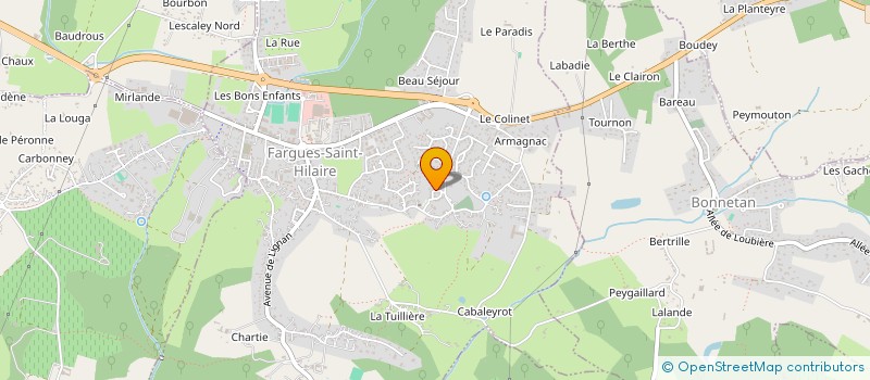 localisation de l'entreprise 917 911 729   FARGUES-SAINT-HILAIRE