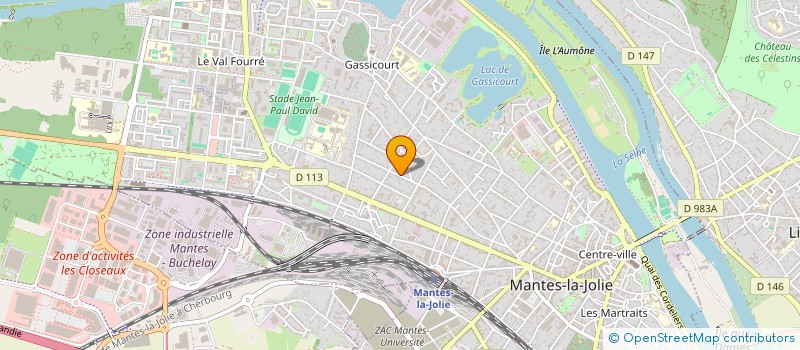 localisation de l'entreprise 917 922 494   MANTES-LA-JOLIE