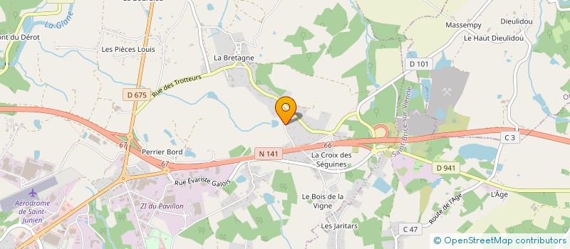 localisation de l'entreprise 917 927 246 à VERNEUIL-SUR-VIENNE