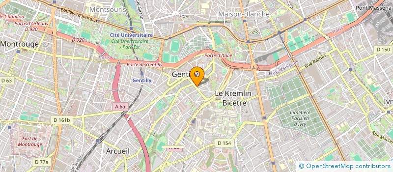 localisation de l'entreprise 917 949 000  à GENTILLY