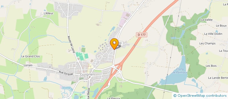 localisation de l'entreprise 917 957 458   GUIGNEN