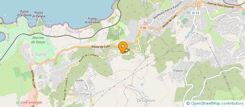localisation de l'entreprise 917 983 702 à CORBARA