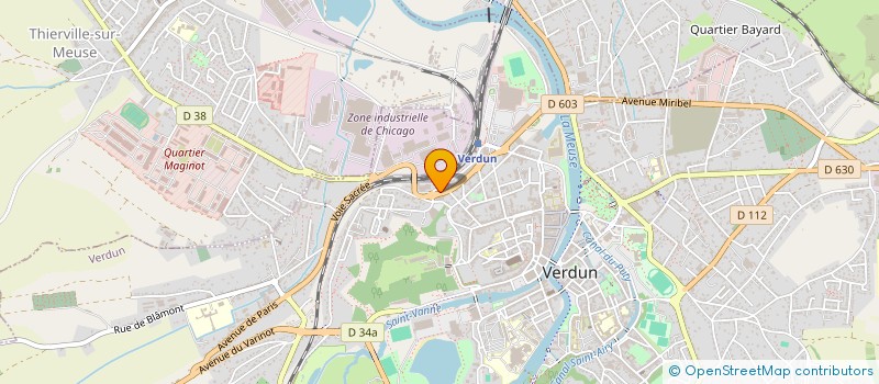 localisation de l'entreprise 918 011 164 à VERDUN