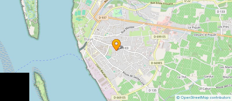 localisation de l'entreprise 918 012 246 à BLAYE