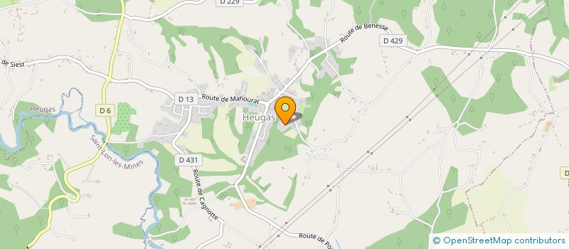 localisation de l'entreprise 918 053 794   HEUGAS