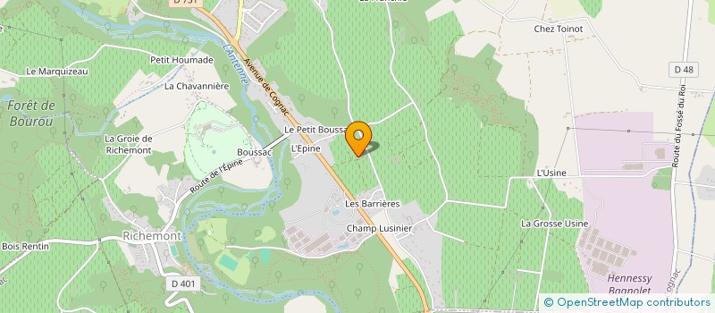 localisation de l'entreprise 918 074 253   VAL-DE-COGNAC