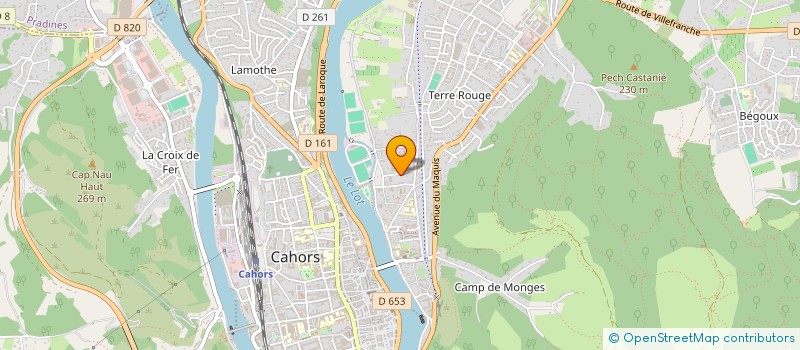 localisation de l'entreprise 918 097 460   CAHORS