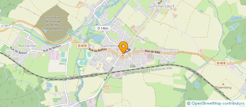 localisation de l'entreprise 918 099 391   DANNEMARIE