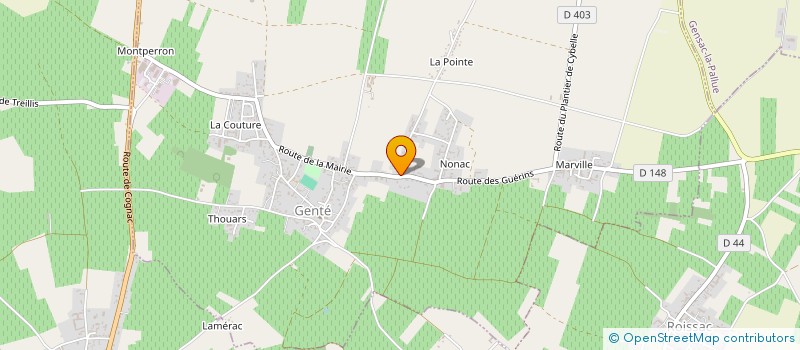 localisation de l'entreprise 918 110 644   GENTE