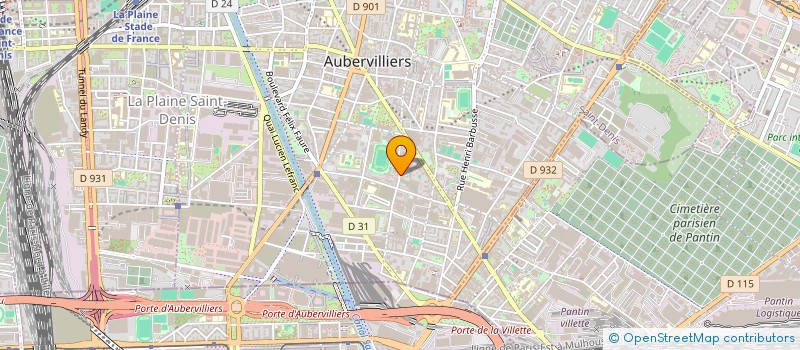 localisation de l'entreprise 918 113 077   PANTIN