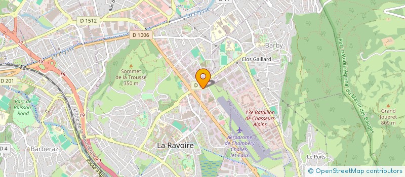 localisation de l'entreprise 918 121 120 à LA RAVOIRE
