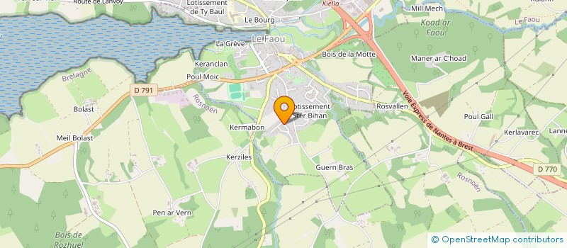 localisation de l'entreprise 918 122 474   LE FAOU