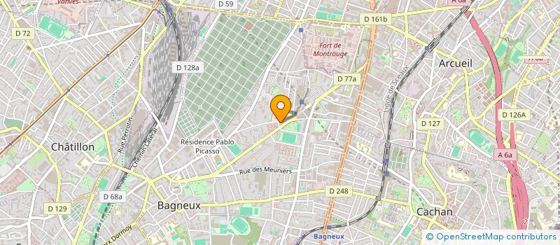 localisation de l'entreprise 918 155 821 à BAGNEUX