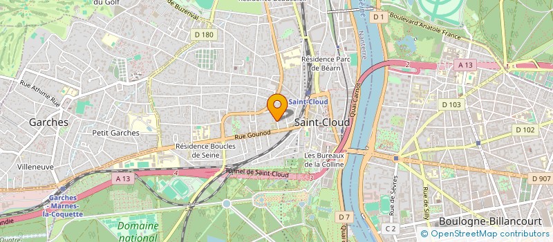 localisation de l'entreprise 918 158 817 à SAINT-CLOUD