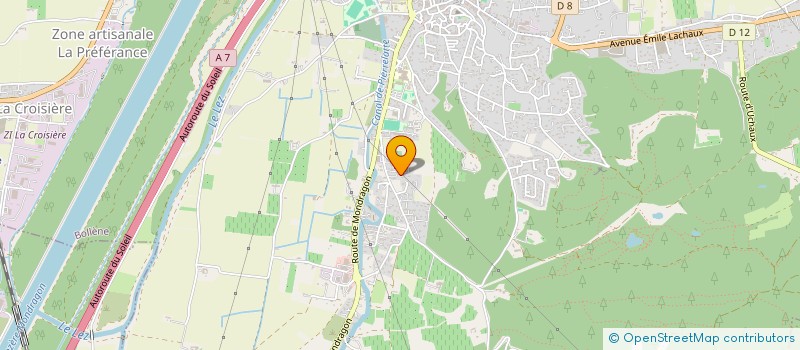 localisation de l'entreprise 918 193 970   BOLLENE