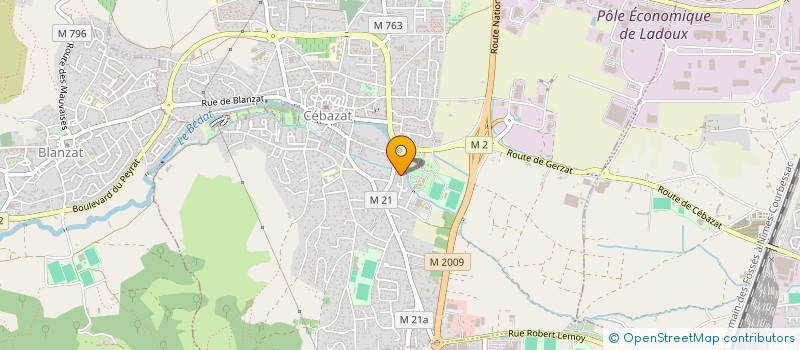 localisation de l'entreprise 918 204 470   CEBAZAT