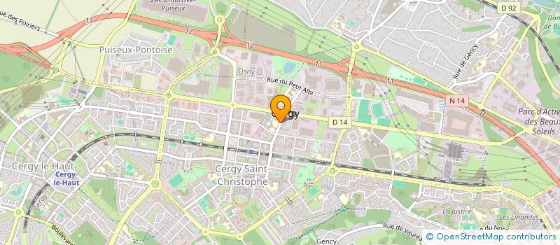 localisation de l'entreprise 918 206 640   CERGY