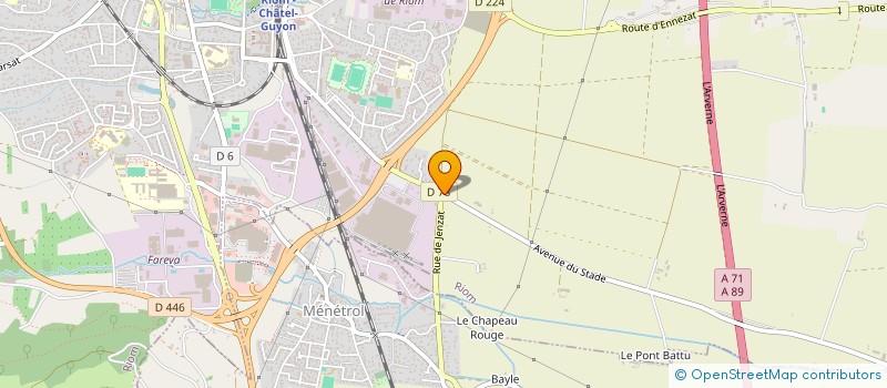 localisation de l'entreprise 918 214 917   RIOM