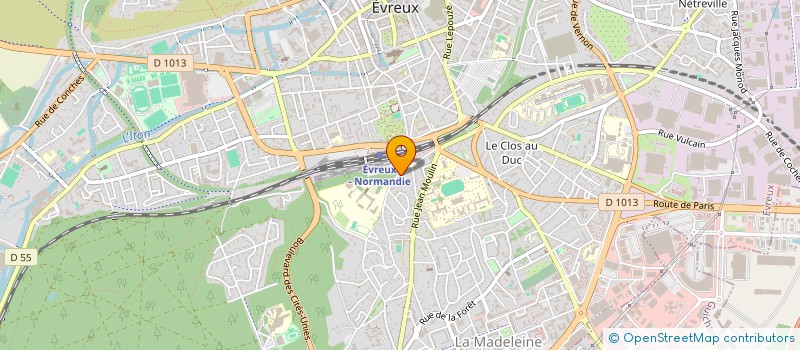 localisation de l'entreprise 918 215 195   EVREUX