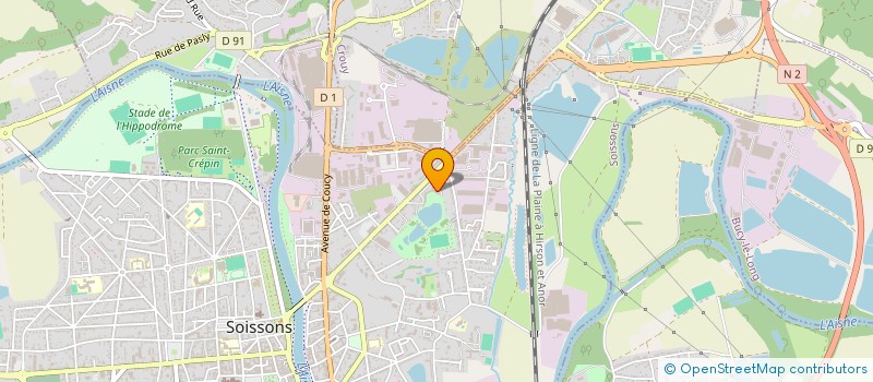 localisation de l'entreprise 918 224 973  à SOISSONS