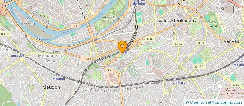 localisation de l'entreprise 918 228 636 à ISSY-LES-MOULINEAUX