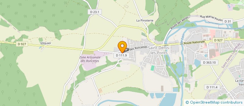 localisation de l'entreprise 918 243 080   SAINT-DENIS-LANNERAY