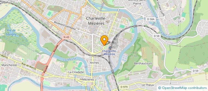 localisation de l'entreprise 918 252 693   CHARLEVILLE-MEZIERES