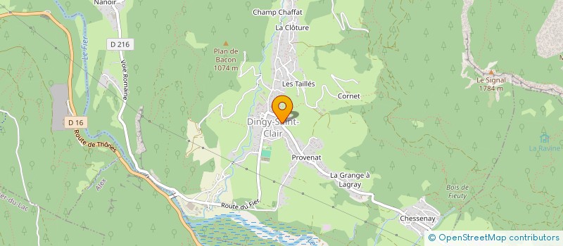 localisation de l'entreprise 918 255 092   DINGY-SAINT-CLAIR