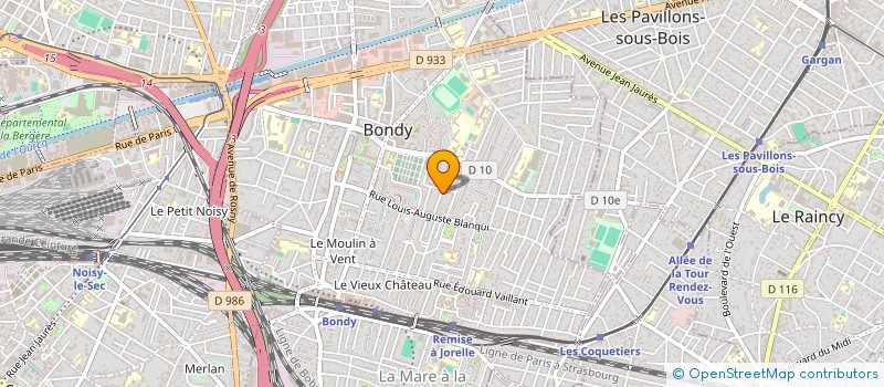 localisation de l'entreprise 918 255 134   BONDY