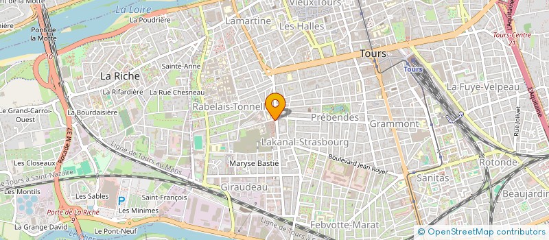 localisation de l'entreprise 918 257 569   TOURS