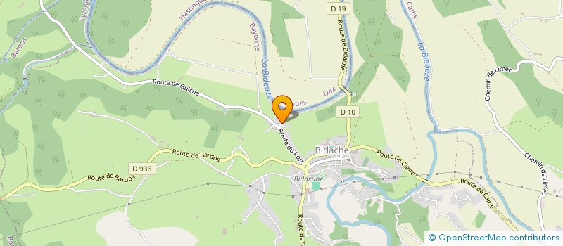 localisation de l'entreprise 918 273 699   BIDACHE