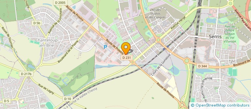 localisation de l'entreprise 918 276 791   MONTEVRAIN