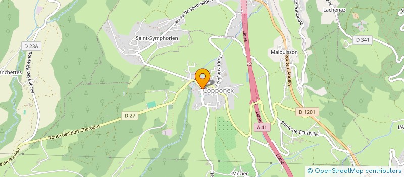 localisation de l'entreprise 918 284 498   COPPONEX