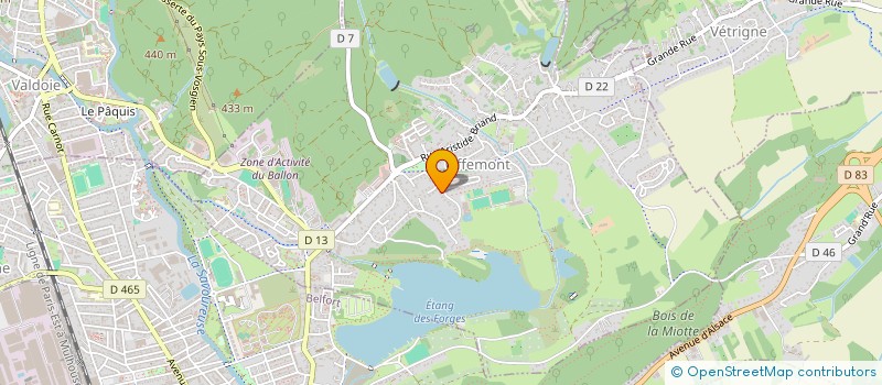 localisation de l'entreprise 918 287 996   CHAMPAGNEY