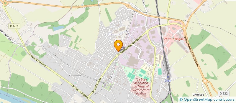 localisation de l'entreprise 918 299 124 à GIEN