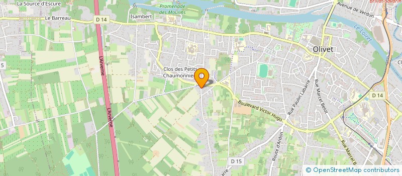 localisation de l'entreprise 918 312 398   OLIVET