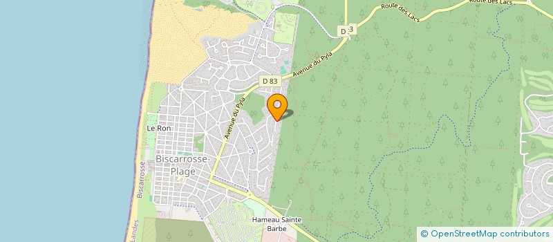 localisation de l'entreprise 918 314 774   BISCARROSSE