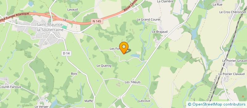 localisation de l'entreprise 918 323 569 à SAINT-MAURICE-LA-SOUTERRAINE
