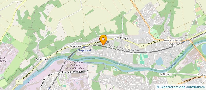 localisation de l'entreprise 918 371 675   AUVERS-SUR-OISE