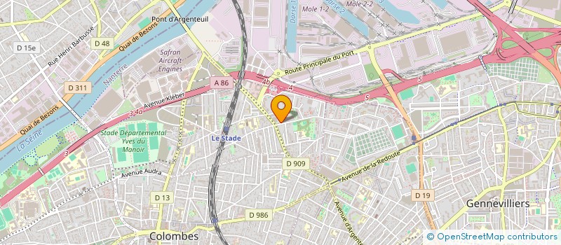 localisation de l'entreprise 918 377 243 à COLOMBES