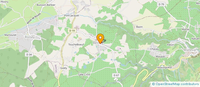localisation de l'entreprise 918 388 349 à BESSEY