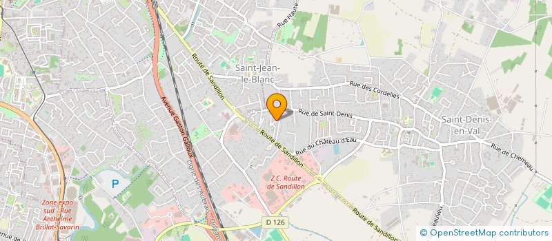 localisation de l'entreprise 918 400 292   SAINT-DENIS-EN-VAL