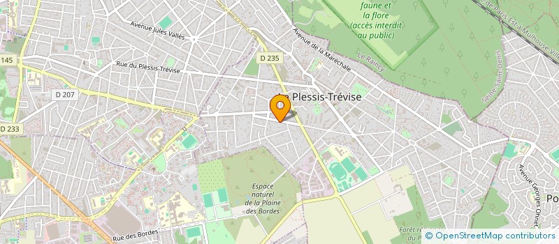 localisation de l'entreprise 918 401 092   LE PLESSIS-TREVISE